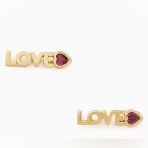 KATE SPADE Love You Mom Mini Stud Earrings
